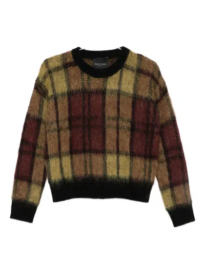 Roberto Collina Plaid Sweater In Multi