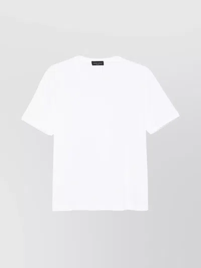 ROBERTO COLLINA PLAIN CREW NECK COTTON T-SHIRT