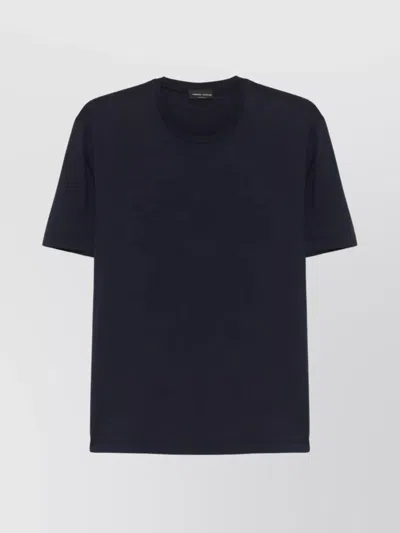 ROBERTO COLLINA PLAIN CREW NECK COTTON T-SHIRT