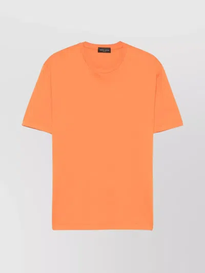 ROBERTO COLLINA PLAIN CREW NECK COTTON T-SHIRT