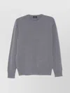 Roberto Collina Plain Design Wool And Cashmere Sweater In Gray