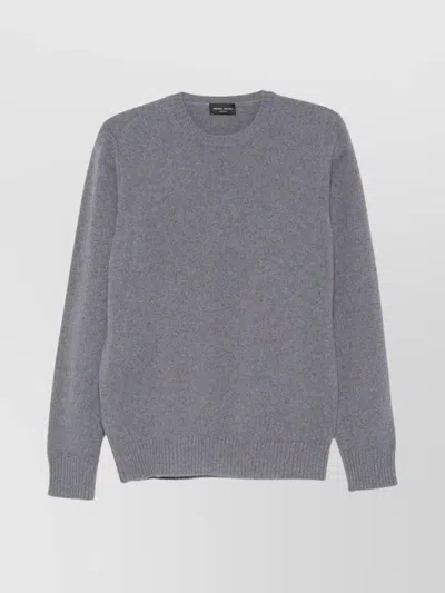 ROBERTO COLLINA PLAIN DESIGN WOOL AND CASHMERE SWEATER