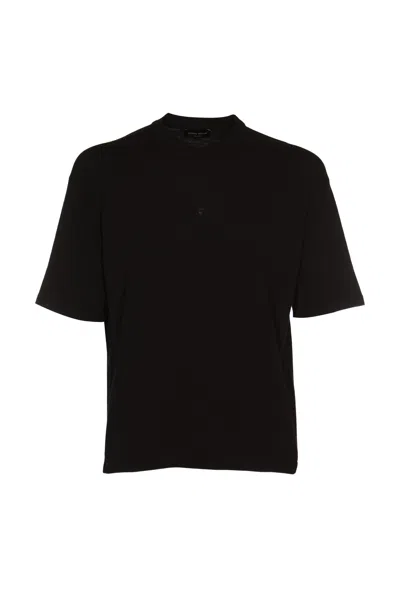 Roberto Collina Plain Regular T-shirt In Black