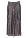 Roberto Collina Pleated Elasticated-waist Midi Skirt In Multi