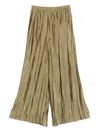 Roberto Collina Plissé Trousers In Green