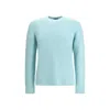 Roberto Collina Felt Effect Knitted Sweater In Multi