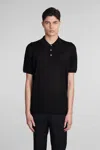 Roberto Collina Polo Shirt  Men Color Black In Black