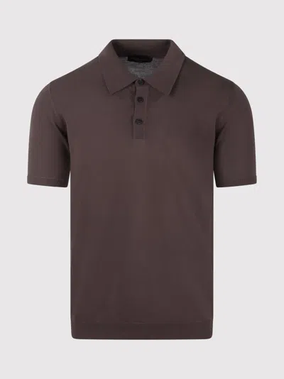 Roberto Collina Polo Brown
