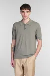 Roberto Collina Cotton Polo Shirt In Green