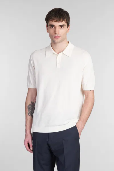 ROBERTO COLLINA POLO IN BEIGE COTTON