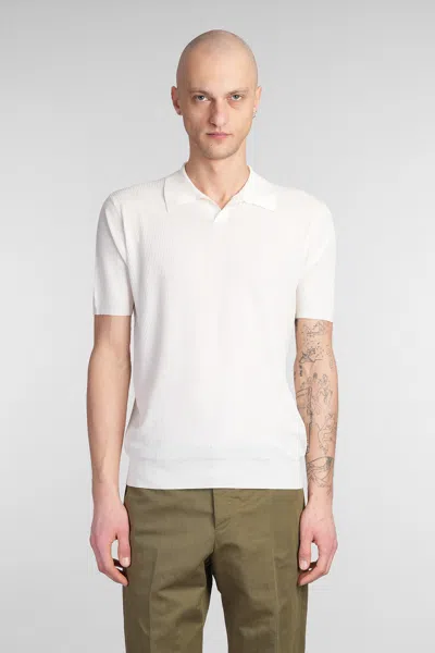 ROBERTO COLLINA POLO IN BEIGE COTTON