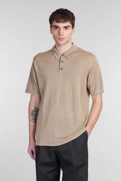 Roberto Collina Polo In Beige Linen