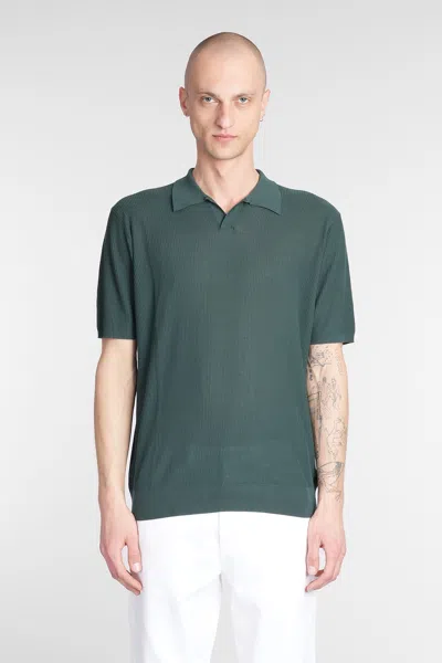 Roberto Collina Polo In Green Cotton