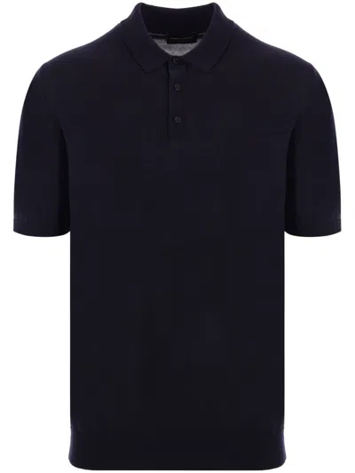 Roberto Collina Polo Mc In Blue