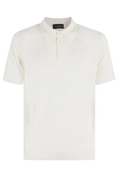 ROBERTO COLLINA POLO MC COTONE