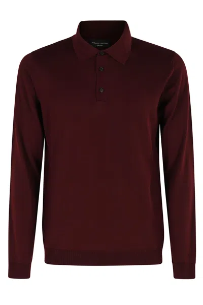 Roberto Collina Polo ml In Burgundy