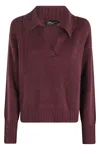 Roberto Collina Polo ml In Burgundy