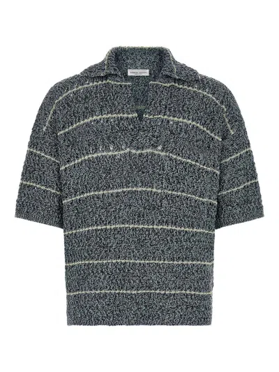 Roberto Collina Moulin Polo Shirt In Blue