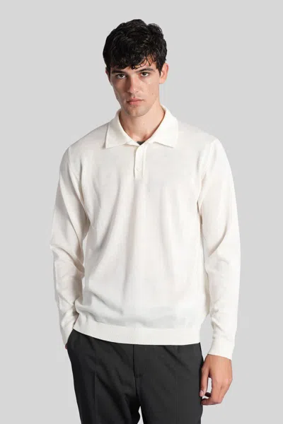 Roberto Collina Polo In White