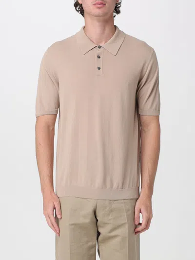Roberto Collina Cotton Polo Shirt In Neutral