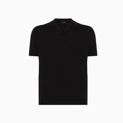 Roberto Collina Polo Shirt In Black