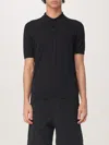 Roberto Collina Basic Polo T-shirt In Black