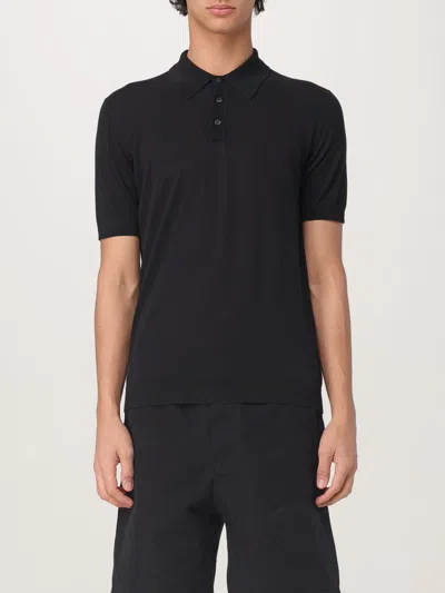 ROBERTO COLLINA POLO SHIRT ROBERTO COLLINA MEN COLOR BLACK,G71244002