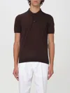 Roberto Collina Polo Shirt  Men Color Brown