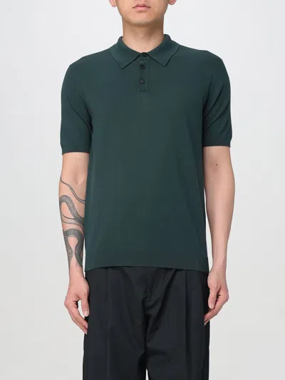 Roberto Collina Polo Shirt  Men Color Green In Grün