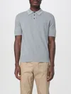 Roberto Collina Polo Shirt  Men Color Grey In Gray