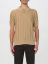 Roberto Collina Polo Shirt  Men Color Sand