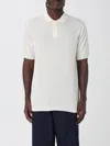 Roberto Collina Ribbed Collar Short Sleeves Polo Shirt In White
