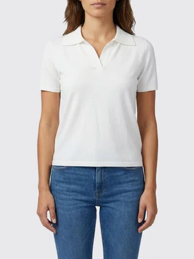 Roberto Collina Polo Shirt Woman  In White