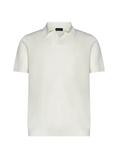 Roberto Collina Polo Shirt In White