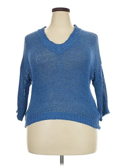 Pre-owned Roberto Collina Pullover Sweater In Blue