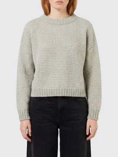 Roberto Collina Pure Wool Crewneck Jumper With Ribbed Cuffs And Hem In Pink