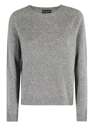Roberto Collina Raglan-sleeve Sweater In Gray