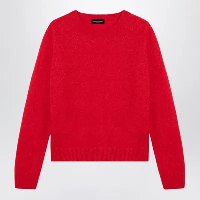 ROBERTO COLLINA ROBERTO COLLINA  RED SWEATER IN CASHMERE AND SILK BLEND