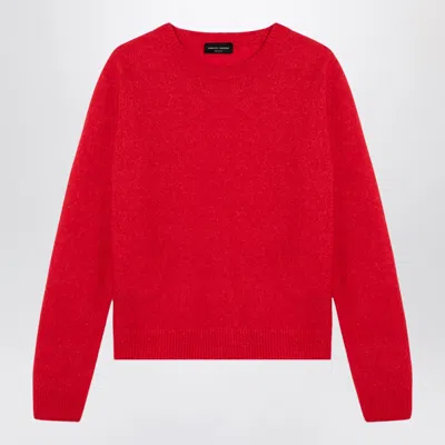 ROBERTO COLLINA ROBERTO COLLINA RED SWEATER IN CASHMERE AND SILK BLEND