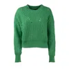 Roberto Collina Ribbed Alpaca Sweater In Green