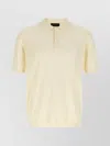 Roberto Collina Ribbed Collar Cotton Polo Shirt