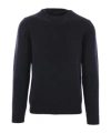 Roberto Collina Crewneck Knitted Sweater In Blue