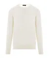 Roberto Collina Man Sweater Ivory Size 42 Merino Wool In White