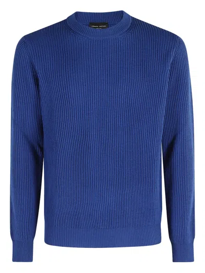 ROBERTO COLLINA RIBBED CREW-NECK SWEATER