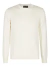Roberto Collina Ribbed Crew-neck Sweater In Neutral