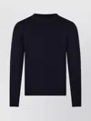 Roberto Collina Ribbed Round Neck Sweater With Long Sleeves