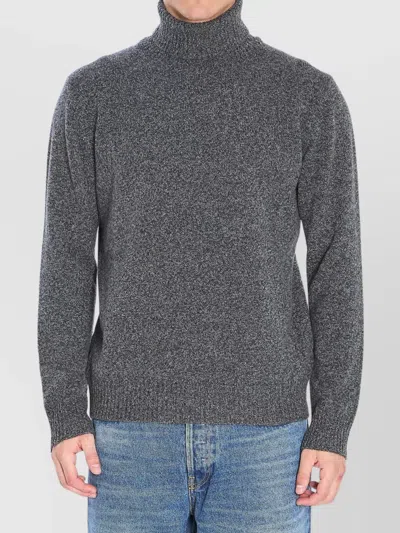 ROBERTO COLLINA RIBBED HIGH COLLAR TURTLENECK SWEATER