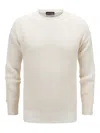 Roberto Collina Ribbed Knit Sweater In White