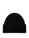 Roberto Collina Ribbed-pattern Beanie Hat In Black