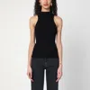 Roberto Collina Tank Top Ribbed High Neckline In Purple